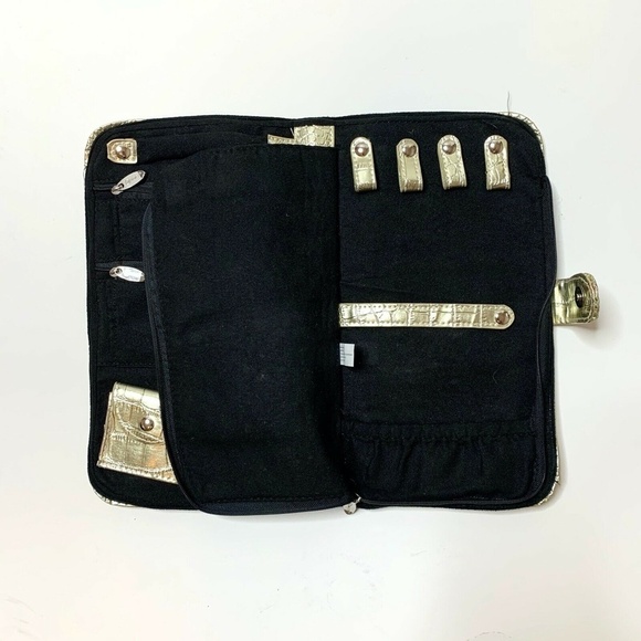 Gold Reptile Jewelry Tote Case Bling It On - Picture 5 of 8